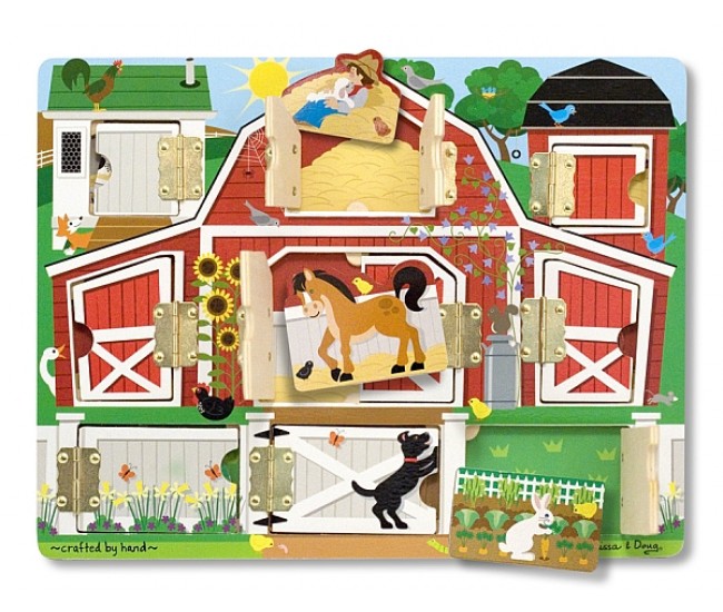 Puzzle magnetic ascunde si descopera melissa and doug