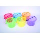 Set de 6 galetuse translucide colorate pentru activitati senzoriale