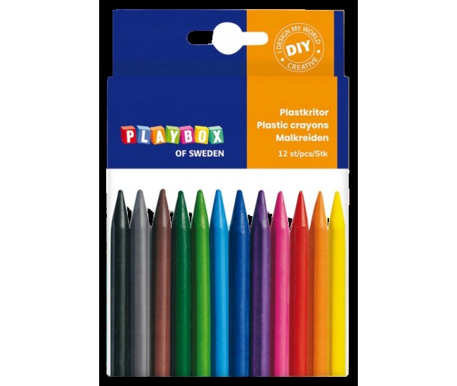 Set 12 creioane colorate cerate