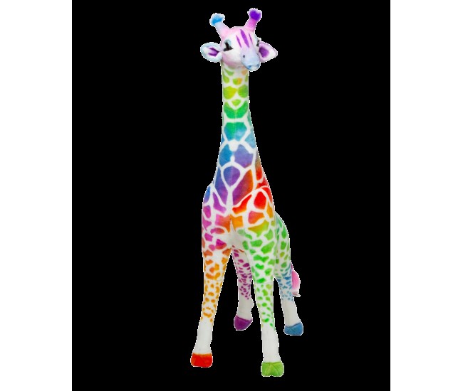 Melissa&doug - girafa gigant din plus rainbow