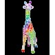 Melissa&doug - girafa gigant din plus rainbow