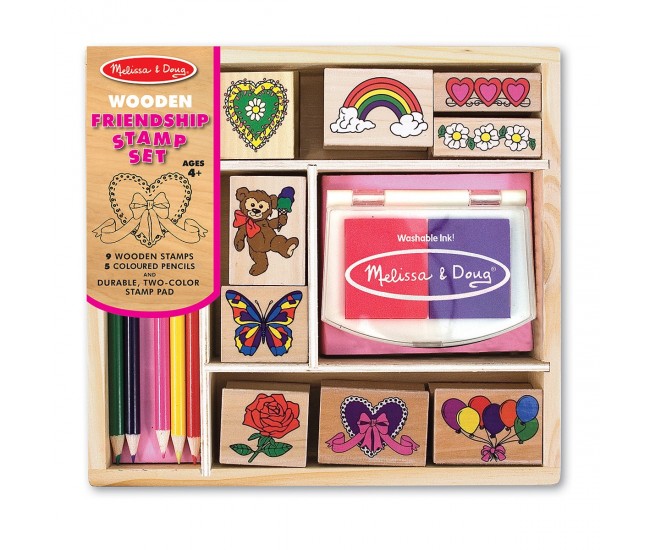 Set de stampile prietenie melissa and doug