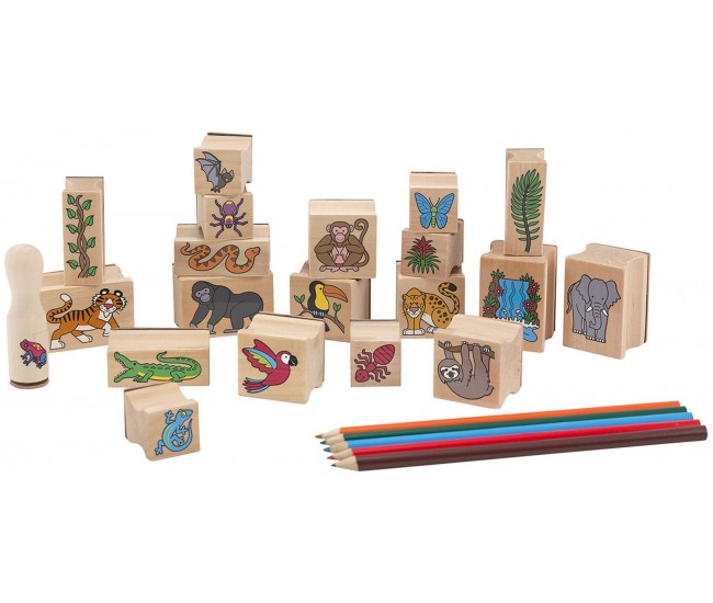 Set stampile jungla melissa and doug