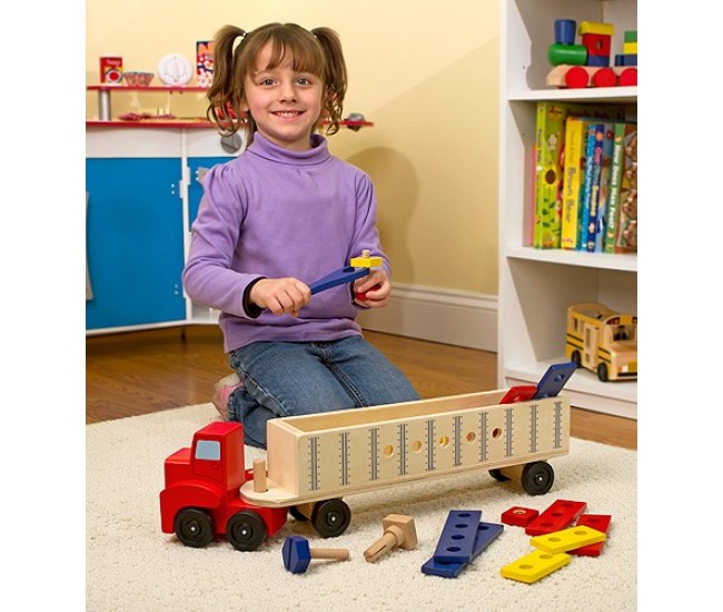 Banc de lucru mobil camion cu unelte melissa and doug