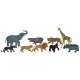 Animale salbatice set de 9 figurine - miniland