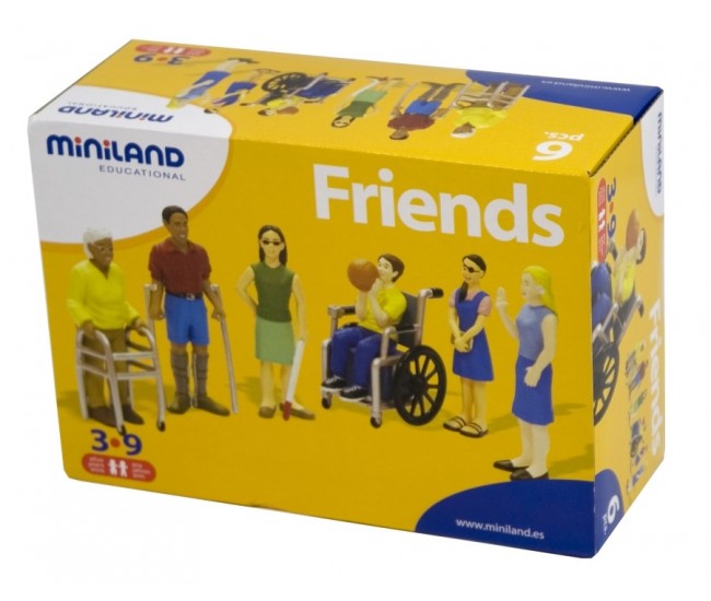 Persoane cu handicap set de 6 figurine - miniland