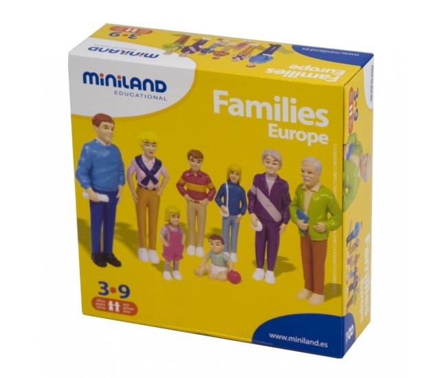 Familie de europeni miniland 8 figurine