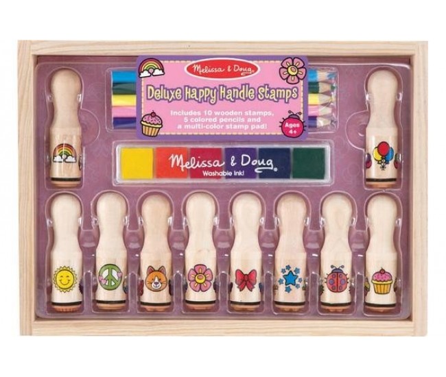 Set stampile happy handle deluxe melissa and doug