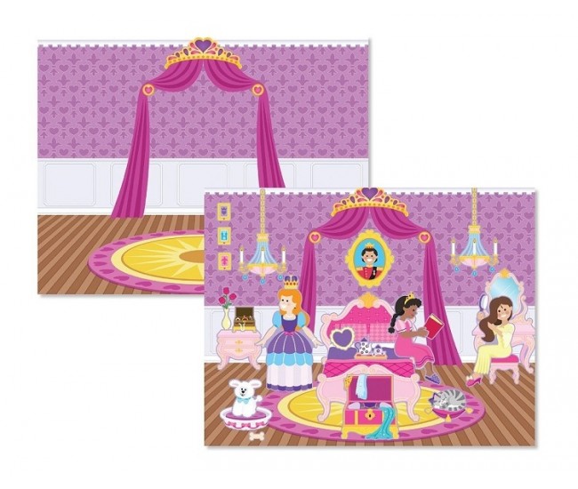 Abtibilduri reutilizabile castelul printesei melissa and doug