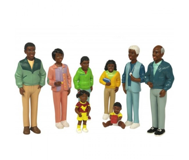 Figurine familie africana miniland