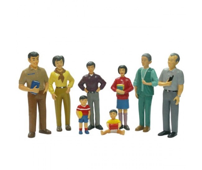 Figurine familie asiatica miniland