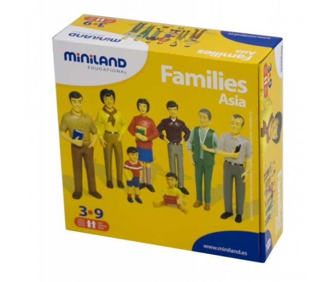 Figurine familie asiatica miniland