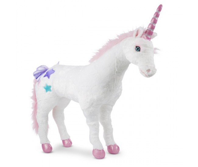 Unicorn gigant din plus melissa and doug