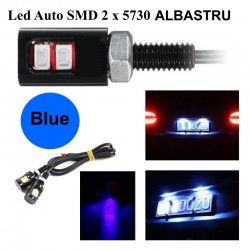 Led Auto 12mm / 12V / ALBASTRU, 2 Buc/Set Led Auto 12mm / 12V / ALBASTRU, 2 Buc/Set