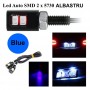 Led Auto 12mm / 12V / ALBASTRU, 2 Buc/Set