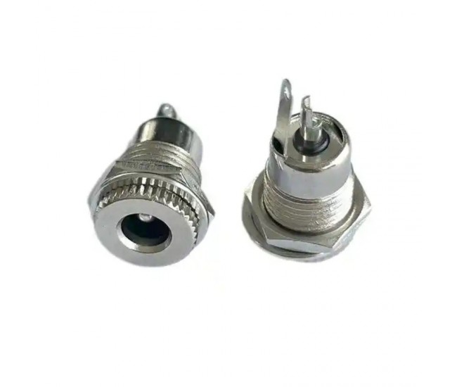 Mufa de Alimentare DC 2,1mm Mama de Metal / Aplicata