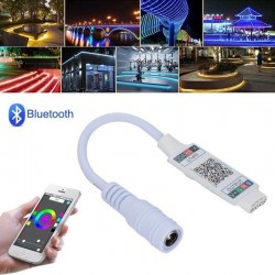 Mini Controler RGB LED cu Bluetooth QR Mini Controler RGB LED cu Bluetooth QR
