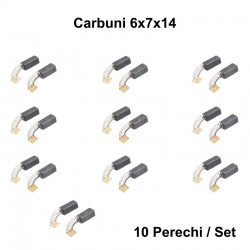Perii Colectoare Carbuni 6x7x14 / 10Set/Punga Perii Colectoare Carbuni 6x7x14 / 10Set/Punga
