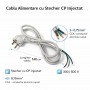 Cablu Alimentare cu Stecher Schuko 3x0.75mm² 300/500V Lungime 1.4m Alb