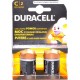 Baterie Alkalina Duracell R14, Marime C, 2buc/set