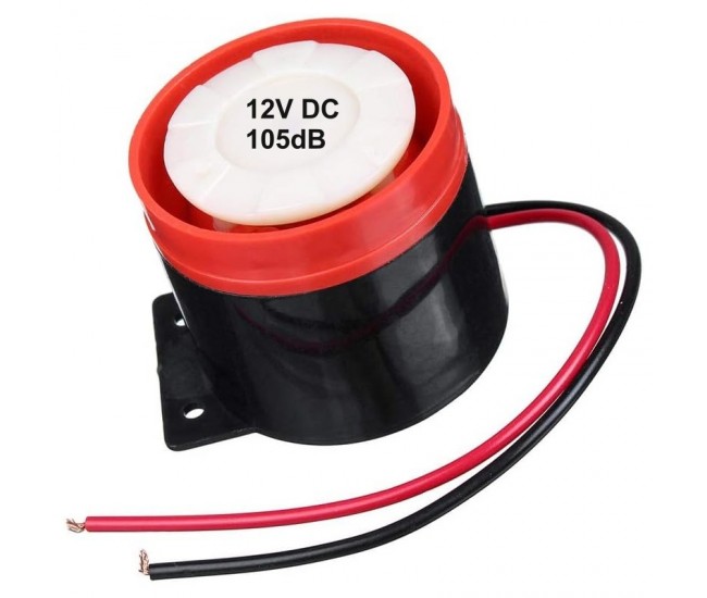 Mini Sirena pentru Alarma 12V - 105dB / LZQ 1M