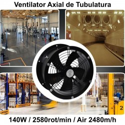 Ventilator Axial de Tubulatura 300mm / 140W - YWF-300 Ventilator Axial de Tubulatura 300mm / 140W - YWF-300