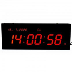 Cronometru cu Ceas JH-130 / Led Rosu si Telecomanda Cronometru cu Ceas JH-130 / Led Rosu si Telecomanda