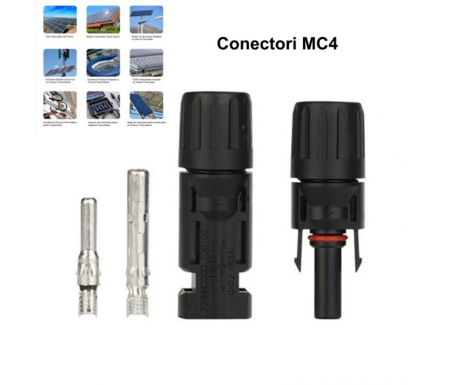 Conector MC4 de Sistem Solar Fotovoltaic-Kit 10 Set F/M