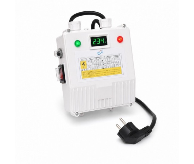 Cutie Comanda Pompa Submersibila 1HP 30uF 220V cu Voltmetru Digital DALBI
