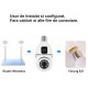 Camera de Supraveghere cu IP, Dual View PTZ 360˚ si Fixa - E27 / V380 Pro