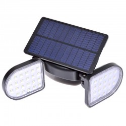 Lampa Solara Dubla 2 x 28 Led + Senzor JC13-1 Lampa Solara Dubla 2 x 28 Led + Senzor JC13-1