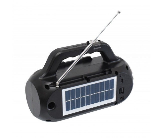 Radio FM cu Lanterna si Panou Solar EP-516