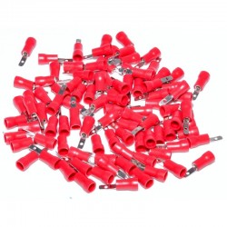 Papuc Electric Rosu Tata 2,8mm ,100buc/set Papuc Electric Rosu Tata 2,8mm ,100buc/set