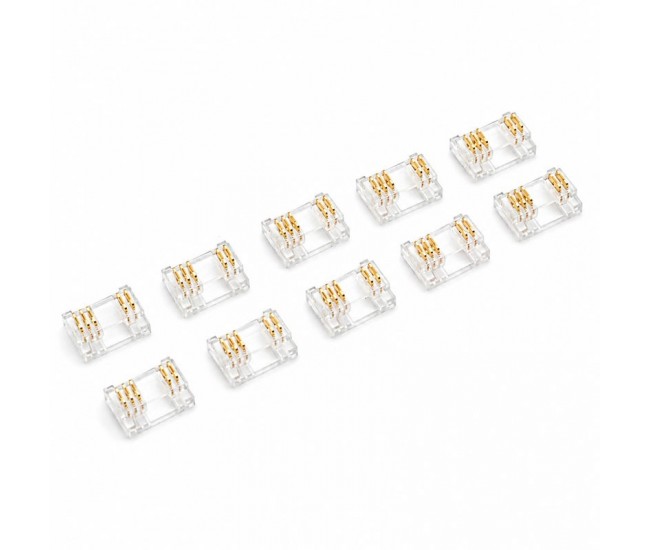 Conector pentru Imbinare Banda LED COB 12mm 5 Pini Strip to Strip Set 10 Buc DALBI YOB5P-12