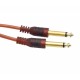 Cablu Audio Jack 3,5mm ST tata - 2 Jack 6,3 mm MO tata  Siliconat / 1,5m Pro