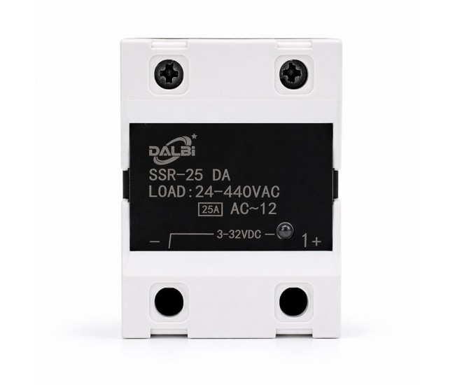 Releu Static SSR-25 DA 25A 24-440V AC Control 3-32V DC DALBI
