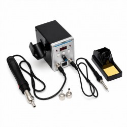 Statie de Lipit 2 in 1 cu Aer Cald 700W si Letcon 60W DALBI 8586