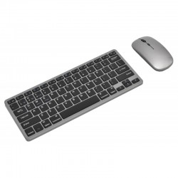 Set Tastatura Slim cu Mouse Wireles si Bluetooth WB-8077 Set Tastatura Slim cu Mouse Wireles si Bluetooth WB-8077