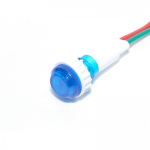 Indicator 12V Martor Albastru cu Fir