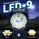 Lanterna de Bicicleta cu 9 Leduri si Senzor de Lumina L-S75