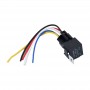 Releu Auto 12V 80A cu 5 Pini, Soclu si Fire de 16 cm