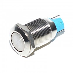 Intrerupator Push Metalic 12mm  220V Intrerupator Push Metalic 12mm  220V