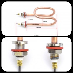 Rezistenta Tip Sanie din Cupru 2000W Rezistenta Tip Sanie din Cupru 2000W