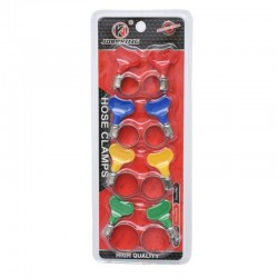 Set 8 Coliere din Inox cu Strangere Rapida tip Fluture pentru Furtun Set 8 Coliere din Inox cu Strangere Rapida tip Fluture pentru Furtun