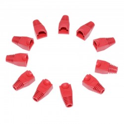 Protectie Mufa UTP RJ45 Rosu, 100buc/set Protectie Mufa UTP RJ45 Rosu, 100buc/set