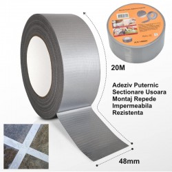Banda Super Adeziva Argintie 48mm*20M Banda Super Adeziva Argintie 48mm*20M