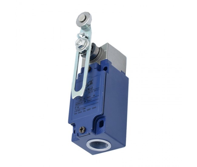 Limitator de Cursa J10541 cu Parghie Reglabila de 96mm si Rola Metalica, IP66 DALBI