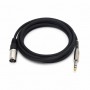 Cablu Audio XLR Tata la Jack 6.3mm Stereo Profesional 10m DALBI