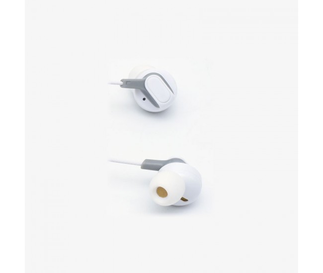 Casti USB-C cu Microfon, In-Ear, Albe CY-C24