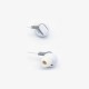 Casti USB-C cu Microfon, In-Ear, Albe CY-C24